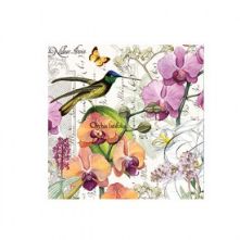 Orchids in Bloom Luncheon Napkin